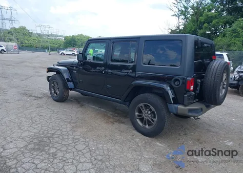 2016 Jeep Wrangler Unlimited 75Th Anniversary z USA, uszkodzony, nr VIN 1C4HJWEG3GL343340